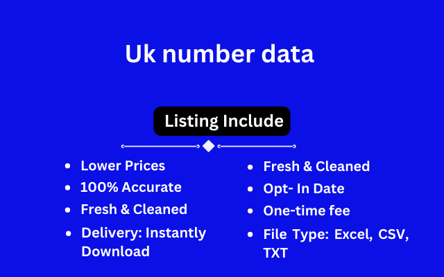 Uk number data